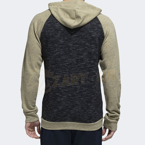 Ropa deportiva de invierno de alta calidad para hombre, Sudadera con capucha de lana de diseño sólido, cierre de cremallera, logotipo personalizado, tela suave en relieve, tamaños al por mayor - Product Image 3