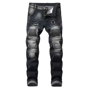 NUEVOS pantalones vaqueros de mezclilla para hombres al por mayor Altamente transpirable Casual Street Wear Top Fashion Jeans de mezclilla con bolsillo lateral para hombres - Product Image 3