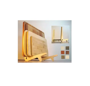 Modische Home Usage Counter Artikel Holz Schneide brett Aufbewahrung halter Kochbuch Stand meist verkauftes Produkt - Product Image 5