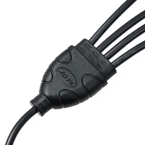 Konektor Tahan Air OME/ODM Kabel Daya Bulat Alat Kecil Sensor Harness Pencahayaan Luar Ruangan Konektor Tahan Air untuk Dinding LED