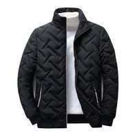 Chaqueta acolchada para hombre con diseño de costura personalizado chaqueta cálida para invierno