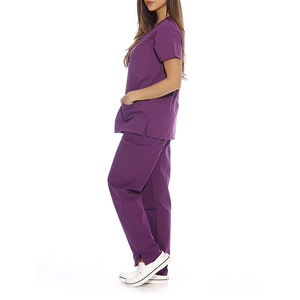 Uniforme d'infirmière en tricot sur mesure, taille plus, 100% polyester, style luxueux, marque privée - Product Image 2
