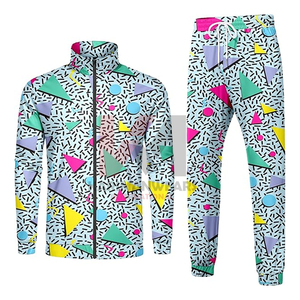 Men's Full <b>Zip</b> Activewear Windbreaker Tracksuit Set Lightweight Jacket Jogger Pants 2-Piece Outfit Running Gym Training Fitness - Product Image 1