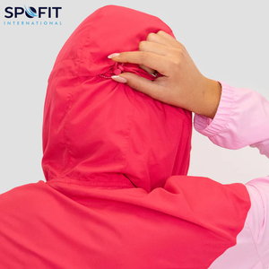 Chaqueta Cortavientos Deportiva de Nailon para Mujer, Personalizada, Impermeable, con Bordado, Forro de Nailon de Dos Tonos - Product Image 4