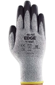 Gants industriels personnalisables Ansell EDGE 48-701, matériau HPPE, revêtement de la paume, haute protection contre l'abrasion (ANSI 6), résistance moyenne aux coupures - Product Image 3