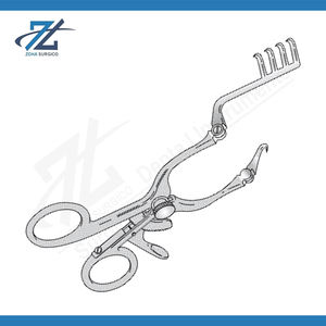 Rétracteur de laminectomie conique à bras articulés manuel gauche 165 mm de long en acier inoxydable Instruments chirurgicaux certifiés CE Fabriqué au Pakistan - Product Image 2