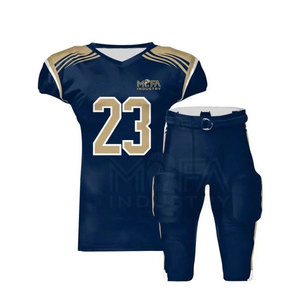 ชุดกีฬาอเมริกันฟุตบอลสั่งทำพิเศษ เสื้อเจอร์ซีย์แขนสั้น ระบายอากาศได้ดี คุณภาพสูง สำหรับผู้ใหญ่ทุกเพศ - Product Image 1