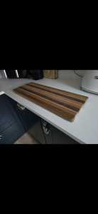 Tabla de cortar de madera y plato de servir Forma rectangular duradera 12mm de espesor - Product Image 3