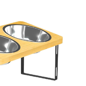 Cuenco alimentador de mascotas de metal de diseño fácil de limpiar con tapa extraíble Suministro directo de fábrica de cuencos y comederos para mascotas - Product Image 2