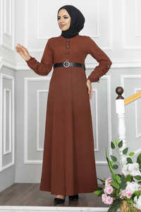 Nouvelle saison vêtements islamiques d'hiver pour femmes robes modestes Abaya veste tunique tricots Cardigan Hijab ethnique turc qualité - Product Image 5