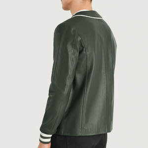 Chaqueta de cuero de moto de manga larga hecha a medida para hombre, ropa deportiva para hombre, chaqueta de cuero de moto de mejor diseño para la venta - Product Image 4