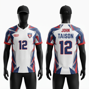 ชุดเซ็ตเสื้อแจ็คเก็ตและกางเกงขาสั้นผู้ชาย ผ้าไมโครไฟเบอร์โพลีเอสเตอร์คุณภาพสูง 120 GSM สีน้ำตาลเบจ ตัดต่อสีตัดกัน ระบายอากาศได้ดี พิมพ์ลายดิจิตอลตามสั่ง - Product Image 6