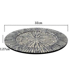 Wood Geometric Charger <b>Plate</b> Modern And Luxury Charger <b>Plate</b> for Home Hotel Restaurant Wedding parties bulk Quantity wholesale - Product Image 5