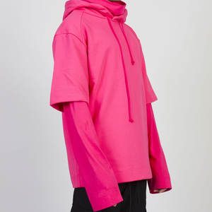 Sweat à capuche à double manches pour femme, prix de gros, meilleure qualité, très demandé, vêtements décontractés - Product Image 3