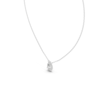 Collar de Diamantes CVD de Laboratorio de 0.849 CT, Corte Pera, VVS-VS EF, Oro de 18K, 14K, Rosa, Amarillo, Blanco, Joyería Fina de Lujo - Product Image 4