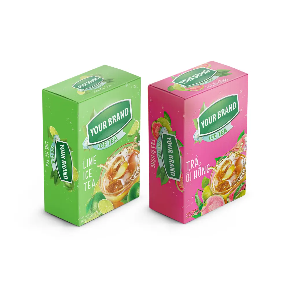 Prodotti Vietnam bere Mix in polvere conveniente succo istantaneo in polvere bevande Halal tè Guava confezionamento tè al limone