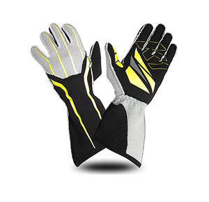 Gants de course en cuir de qualité supérieure de conception personnalisée professionnelle gants de protection respirants pour les sports de moto de course de kart - Product Image 4
