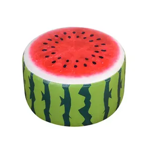 1pc Watermelon Shaped Decorative Pillow, Cute Small Couch Pillow, For  Living Room