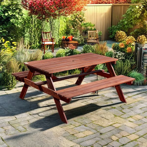 Meilleures ventes Ensemble de mobilier d'extérieur en bois Melaleuca Confortable et élégant pour hôtels, parcs, écoles, villas et extérieurs - Product Image 1