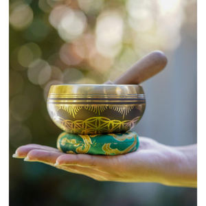 Bols chantants en acier inoxydable poli économiques, acoustique équilibrée, tibétains, faits à la main, méditation, yoga, guérison, écologiques - Product Image 3