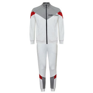 Vente en gros Survêtement à capuche pour homme avec col et impression personnalisée Costume de sport décontracté 2 Pcs Ensemble Survêtement pour SI-MTS-072 unisexe - Product Image 1