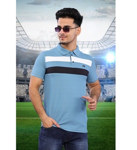 เสื้อยืดพิมพ์ลายไม่มีปกสำหรับผู้ชายที่สวมใส่สบายมีสไตล์ ระบายอากาศได้ดี แห้งเร็ว เหมาะสำหรับสวมใส่ลำลองและกลางแจ้ง - Product Image 1