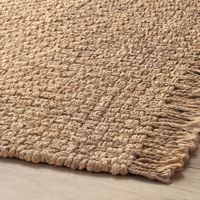 High Quality Modern Abstract Puzzle Pattern Cut Pile Washable Hand-Knotted Tufted Jute Rug for Prayer Bedroom Hotels Z&H Home