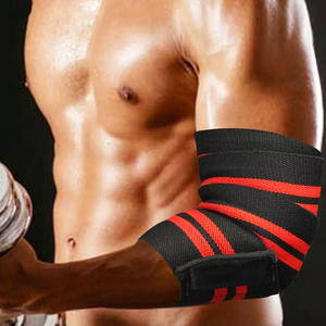 Entraînement Gym Accessoires Coude Protéger Powerlifting Coude Bandage Élastique Compression Haltérophilie Formation Coude Wrap - Product Image 4