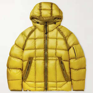 Veste matelassée coupe-vent pour homme sur mesure, veste d'hiver à col montant, fermeture éclair, logo sur le devant, chauffante, style urbain - Product Image 3