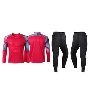 Ensemble de maillots de gardien de but pour hommes Combinaisons d'entraînement de football Kit de protection en éponge uniforme de gardien de but - Product Image 1