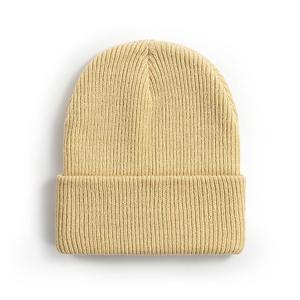 Unisex <b>Winter</b> Knit Beanie Plain Ribbed Soft Stretch <b>Hat</b> - Product Image 4