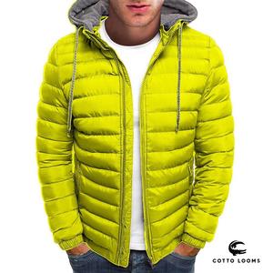 New arrival fashionable hooded <b>warm</b> puffer jacket custom <b>mens</b> lightweight OEM ODM trendy premium 2025 high quality winter <b>coat</b> - Product Image 2