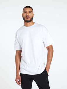 100% Cotton <b>Heavyweight</b> <b>Men's</b> <b>T</b>-<b>shirt</b> Oversized Dropper Shoulder Quality 300 Grams Blank Custom logo Desgin <b>T</b>-<b>shirt</b> for <b>men</b> - Product Image 3