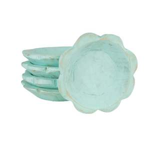 Cuenco de vela de masa de madera Natural de estilo Vintage, farol colorido hecho a mano de Vietnam para decoración del hogar de lujo o regalo de vacaciones - Product Image 3