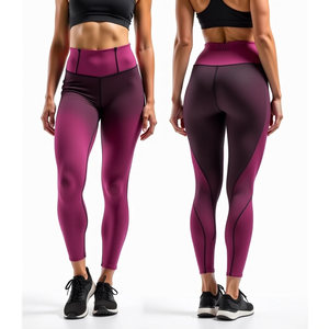 Compression avec des leggings à coupe sèche Style pour les femmes pantalons de Compression d'entraînement taille haute gymnastique course Fitness dames vêtements de Fitness - Product Image 5