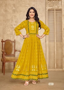 แผ่นฟอยล์พิมพ์ลายสไตล์อินเดียดั้งเดิมทันสมัยล่าสุดสำหรับงานแต่งงานและชุดใส่กลางแจ้งจากผู้ผลิตอินเดีย - Product Image 5