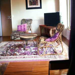 Haute qualité salon Design moderne chaise berçante pour personnes âgées accoudoir salon chambre confortable inclinable Papa chaise - Product Image 5