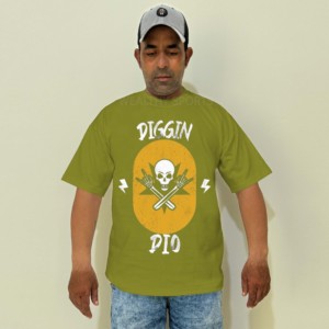 T-shirt de sport surdimensionné pour homme avec col rond imprimé numériquement 100% coton écologique et respirant pour le sport - Product Image 1