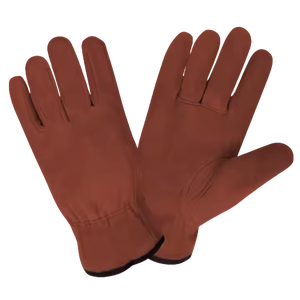 ถุงมือขับรถหนังวัวแยกชิ้นสำหรับงานหนักถุงมือทำงานด้านความปลอดภัยสะท้อนแสงป้องกันแขนถลอกมือ - Product Image 3