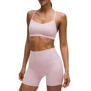 Sujetador Deportivo con Tirantes en Y para Mujer, Talla Grande, Cuello en U, Logotipo Frontal, Sin Varillas, Suave, Transpirable, Ropa Deportiva para Yoga, Chaleco de Gimnasio - Product Image 1