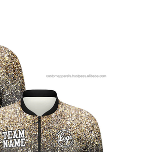 All-Weather Versatile Custom Varsity <b>Jacket</b> for <b>Men</b> MCACVJ-278 with Stand Collar Front Embroidery Decoration Customizable Logo - Product Image 4