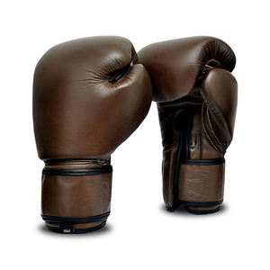 Gants de boxe unisexe en cuir de haute qualité, style tendance, logo personnalisé, couleur, design tendance, techniques lavées - Product Image 1