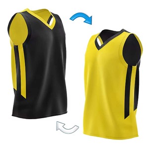 Camisetas de Baloncesto Reversibles Personalizadas de Élite para Hombre, Transpirables, de Malla, que Absorben la Humedad, con Cuello en V, Uniformes de Equipo, Trajes Deportivos - Product Image 2