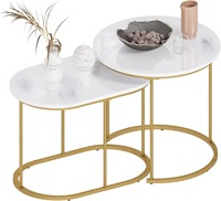 Belles pattes en métal avec dessus en marbre Table basse fantastique pour salon chambre Snack Table d'appoint
