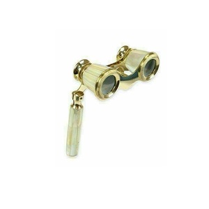 Télescope télescopique vintage en laiton de designer, jumelles nautiques antiques à main pour la décoration de la maison et les cadeaux - Product Image 2
