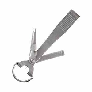 Herramienta de pesca con mosca Quick Knot, cortador de línea, limpiador de ojos de plata con afilador de anzuelos - Product Image 3