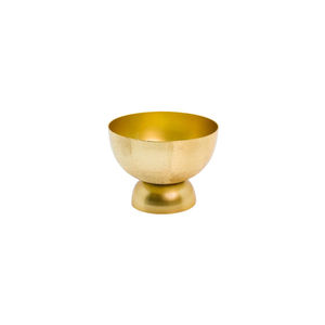 Golden Metal Pedestal <b>Bowl</b> <b>Set</b> for Dry Fruits Snacks <b>Desserts</b> Decorative Handcrafted Serveware for Dining Table Home Decoration - Product Image 4