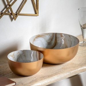 Cuencos únicos de hierro y metal con acabado oxidado, lo mejor para coleccionistas de antigüedades, casas patrimoniales y amantes de la decoración vintage - Product Image 2