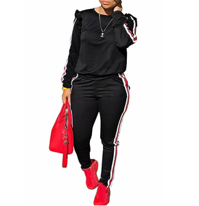 OEM Premium Quality 2 pieces Sweatsuit unisexe streetwear Custom Printed Vintage respirant Sweatsuit - Product Image 5