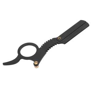 Navajas de Barbero Revolucionarias, Introducción de las Navajas de Barbero Rectas de Acero Inoxidable con Rotación de Pulgar Retro - Product Image 4